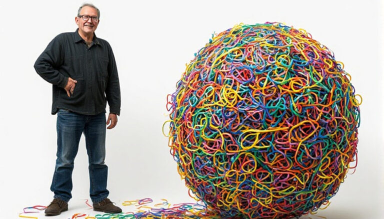 Local hero celebrates one millionth rubber band