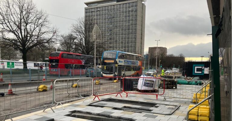Plymouth’s £7.5m Royal Parade upgrade won’t be ready in time