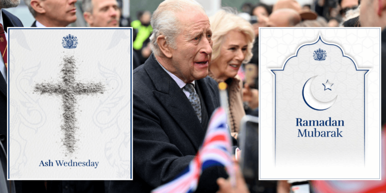 Royal Family issues Ash Wednesday message to ‘all who observe it’ just one day after Ramadan post