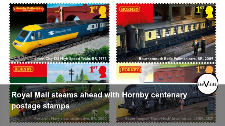 Royal Mail steams ahead with Hornby centenary postage stamps