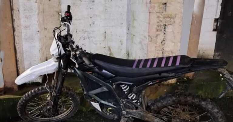 Scrambler bike ‘performing wheelies on a public road’ seized after rider stalls in front of police
