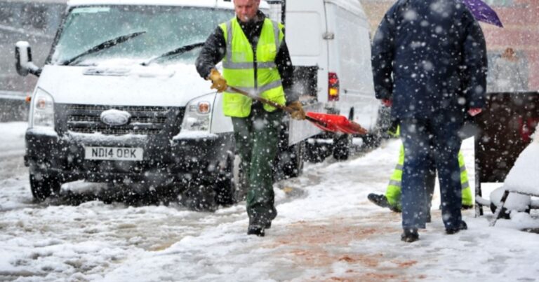 UK snow bomb increased to 10 inches deep with exact date it arrives announced