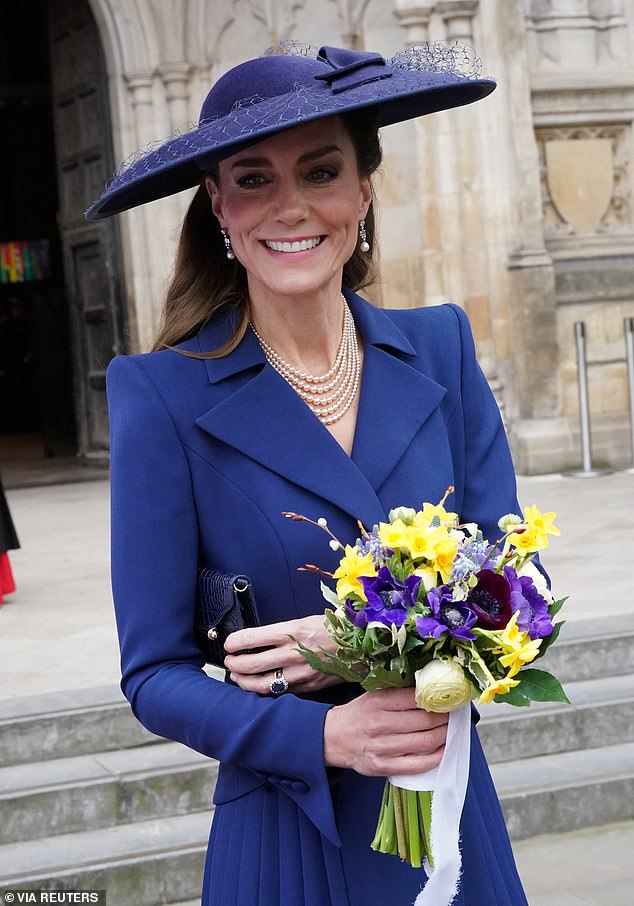 Kate’s ‘secret style weapon’: How Princess of Wales’s ‘power dressing’ shoulder pads are projecting Royal Family ‘stability’ after Andrew’s arrest, stylist reveals