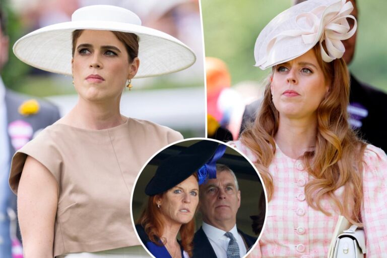 Princesses Beatrice and Eugenie banned from attending Royal Ascot due to parents’ Jeffrey Epstein ties: report